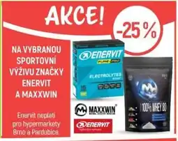 Globus Na vybranou sportovní výživu značky Enervit a Maxxwin nabídka