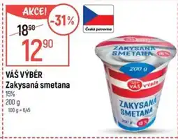 Globus VÁŠ VÝBĚR Zakysaná smetana 15% nabídka