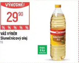 Globus VÁŠ VÝBĚR Slunečnicový olej nabídka