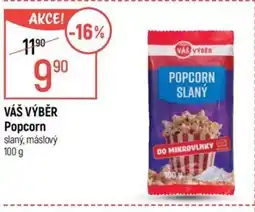 Globus VÁŠ VÝBĚR Popcorn nabídka