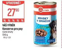 Globus VÁŠ VÝBĚR Konzerva pro psy nabídka
