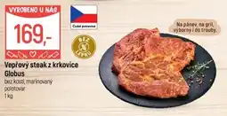 Globus Vepřový steak z krkovice Globus nabídka