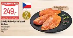 Globus Selský kuřecí prsní steak Globus nabídka
