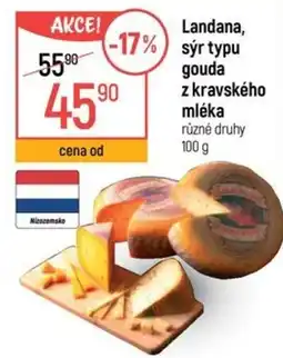 Globus Landana, sýr typu gouda z kravského mléka nabídka
