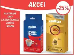 Globus Na vybrané kávy a kávové kapsle značky Lavazza nabídka