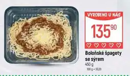 Globus Boloňské špagety se sýrem nabídka