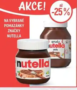 Globus Na vybrané pomazánky značky Nutella nabídka