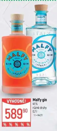 Globus Malfy gin nabídka