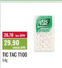 Ratio Tic Tac T100 nabídka