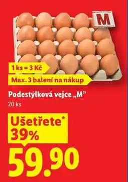 Lidl Podestýlková vejce ,,M, 20 ks nabídka