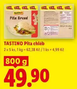 Lidl TASTINO Pita chléb nabídka