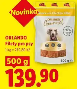 Lidl ORLANDO Filety pro psy nabídka