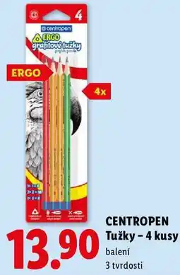 Lidl CENTROPEN Tužky - 4 kusy nabídka