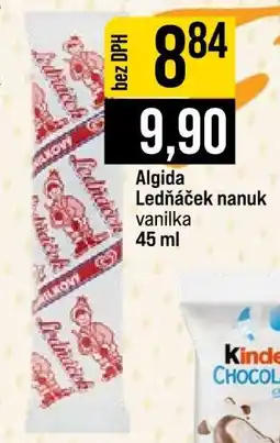 Jip Algida Ledňáček nanuk nabídka