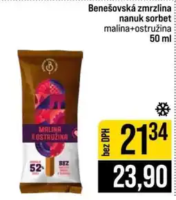 Jip Benešovská zmrzlina nanuk sorbet nabídka