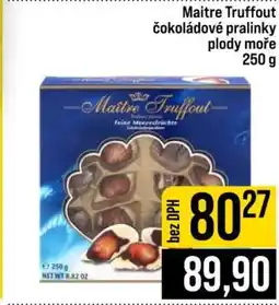 Jip Maitre Truffout čokoládové pralinky plody moře 250 g nabídka