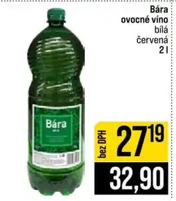 Jip Bára ovocné víno bílá červená 2l nabídka