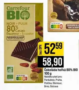 Jip Čokoláda hořká 80% BIO 100 g nabídka