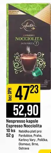 Jip Nespresso kapsle Espresso Nocciolita nabídka