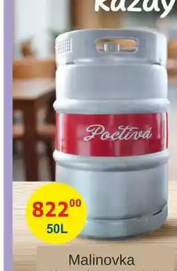 BENE Nápoje Poděbradka Poctivá Malinovka nabídka