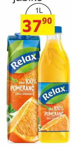 BENE Nápoje Relax 100% pomeranč nabídka