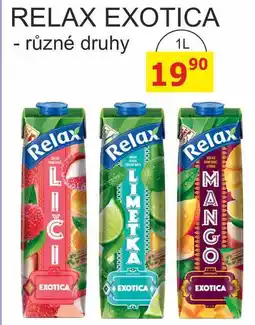 BENE Nápoje RELAX EXOTICA - různé druhy nabídka