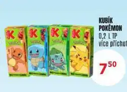 BENE Nápoje Kubík Pokémon nabídka