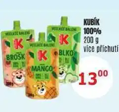 BENE Nápoje KUBÍK 100% 200 ml kapsička nabídka