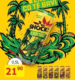BENE Nápoje BIG SHOCK! EXOTIC nabídka