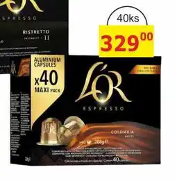 BENE Nápoje L'OR KAPSLE - kompatibilní s kávovary Nespresso - různé druhy 40ks nabídka