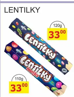 BENE Nápoje LENTILKY nabídka