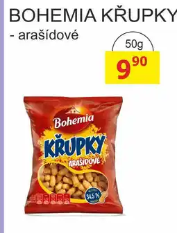 BENE Nápoje BOHEMIA KŘUPKY - arašídové nabídka
