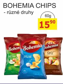 BENE Nápoje BOHEMIA CHIPS - různé druhy nabídka