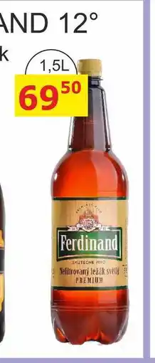 BENE Nápoje Ferdinand Premium ležák světlý pivo 1,5l PET nabídka