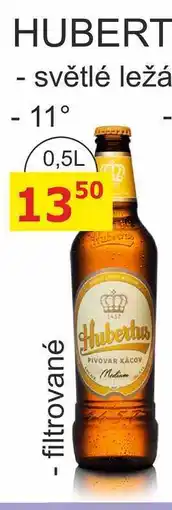 BENE Nápoje Pivovar Kácov Hubertus Pivo světlý ležák nabídka