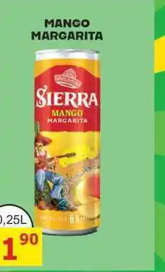 BENE Nápoje SIERRA MANGO MARGARITA 0,25l míchaný nápoj plech nabídka