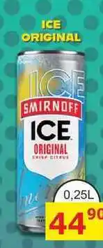BENE Nápoje SMIRNOFF ICE ORIGINAL 0,25l míchaný nápoj plech nabídka