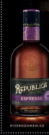 BENE Nápoje REPUBLICA ESPRESSO nabídka