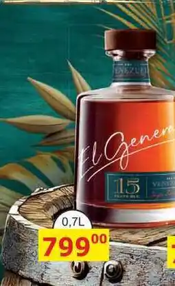 BENE Nápoje El General 0,7l 40% nabídka