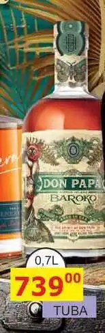 BENE Nápoje DON PAPA BAROKO nabídka