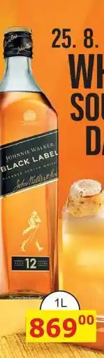 BENE Nápoje Johnnie Walker Black label 12ti letá skotská whisky nabídka