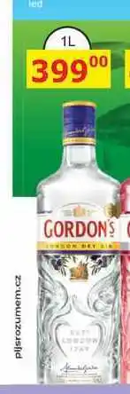 BENE Nápoje Gordon's Dry Gin 1l 37,5% nabídka