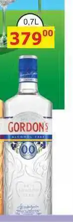 BENE Nápoje Gordons Alcohol Free nabídka