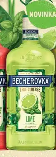 BENE Nápoje BECHEROVKA LIME nabídka