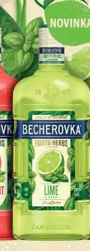 BENE Nápoje BECHEROVKA FRUITS HERBS LIME nabídka
