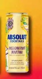 BENE Nápoje ABSOLUT COCKTAILS PASSIONERUIT MARTINI nabídka