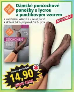 Norma Dámské punčochové ponožky s lycrou a puntíkovým vzorem nabídka