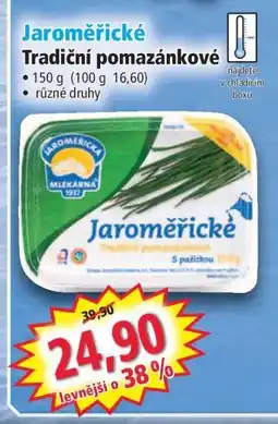 Norma Jaroměřické tradiční pomazánkové nabídka
