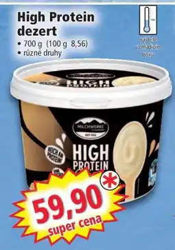 Norma High Protein Dezert nabídka