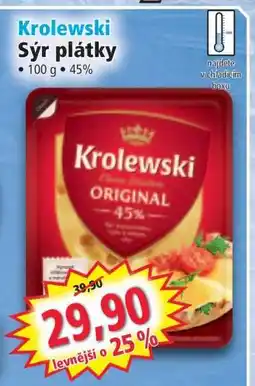 Norma Krolewski Sýr plátky nabídka